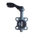 Triple Eccentric Pneumatic Wafer Type Metal Seal Butterfly Valve